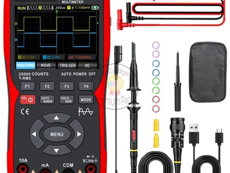 Zoyi Dual-Channel Oscilloscope ZT-703S Multifunction Multimeter Signal Generator 3-in-1 High Precision Online