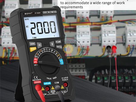 Zoyi Special Capacitance Meter ZT-M2H Intelligent Anti Burning Digital Multimeter AC DC Current Supply