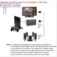 PlayStation 2 PS2 to HDMI Converter Adapter Adaptor Cable HD RCA AV Audio Video For Discount