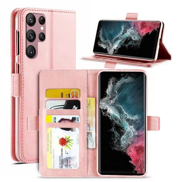 Samsung Galaxy S22 Plus 5G SupeRShield Wallet Case Leather Card Holder Flip Protective Shockproof Magnetic S22+ Case Cover Online