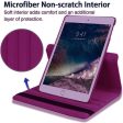 Apple iPad Mini 5 Smart Leather Case Rotating 360 Degree Stand Cover (Purple) For Cheap