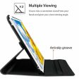 Apple iPad Mini 1 2 3 Smart Leather Case Rotating 360 Degree Stand Cover (Black) Online Sale