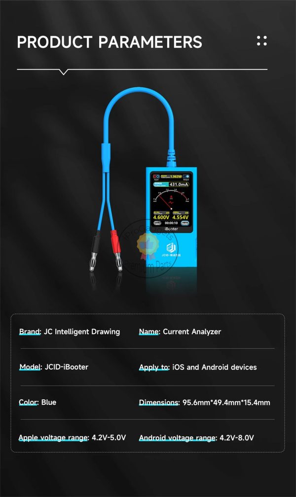 JCID iBooter Current Analyzer Current Detection One-key Startup Real-time Voltage Monitoring Fault Current Analyzer Online now