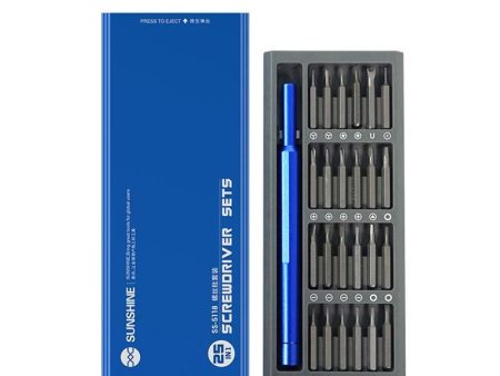 SUNSHINE SS-5118 25 In 1 Screwdriver Set Magnetic Screw Driver Kit Bits for Mobile Phone Computer Screwdrivers Disassembly Tool Discount