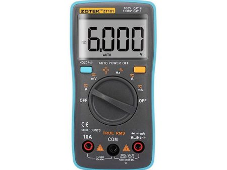 ZT101 Digital Multimeter Ammeter Voltmeter DC AC Voltage Current 6000 Counts With Backlight Tester Online Hot Sale