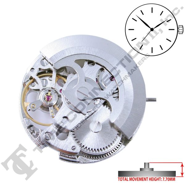 Chinese 2650-SSZ Automatic Movement Ht. 7.70MM For Discount